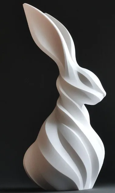 Bunny decor 3d model