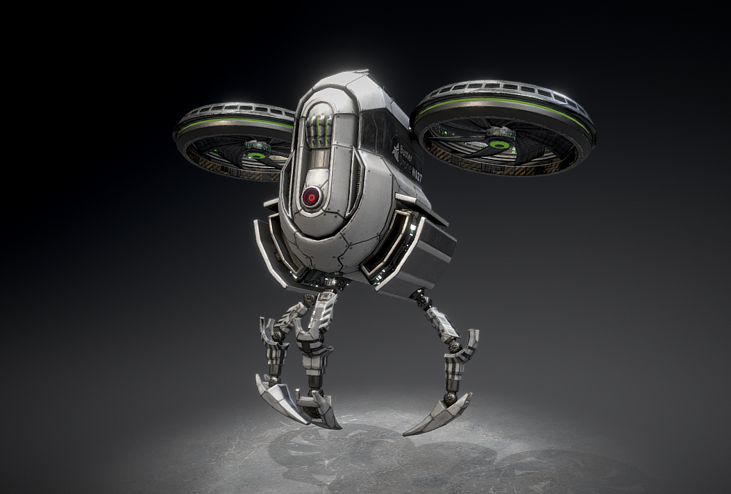 Buster Drone 3d model