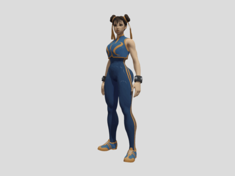Chun Li 3d model
