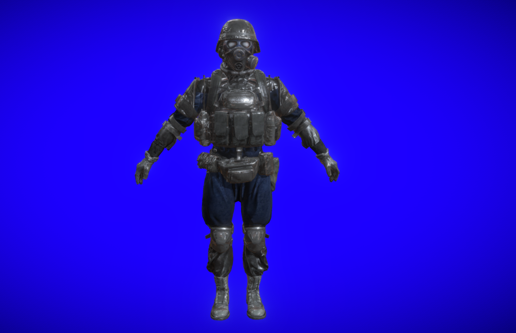 Combine soldier 3d model