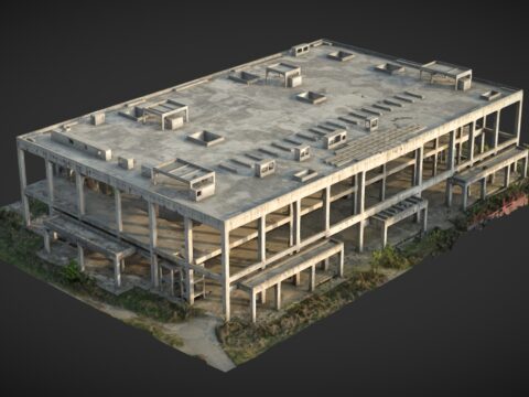 Construction site 3d model