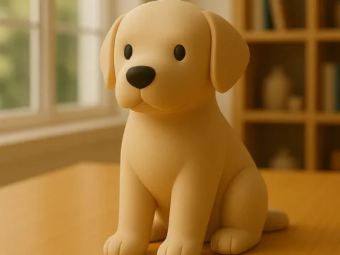 Dog Labrador 3d model
