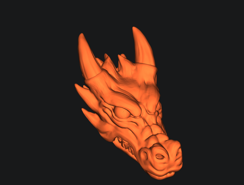 Dragon Head Coat Hanger (multi color) 3d model