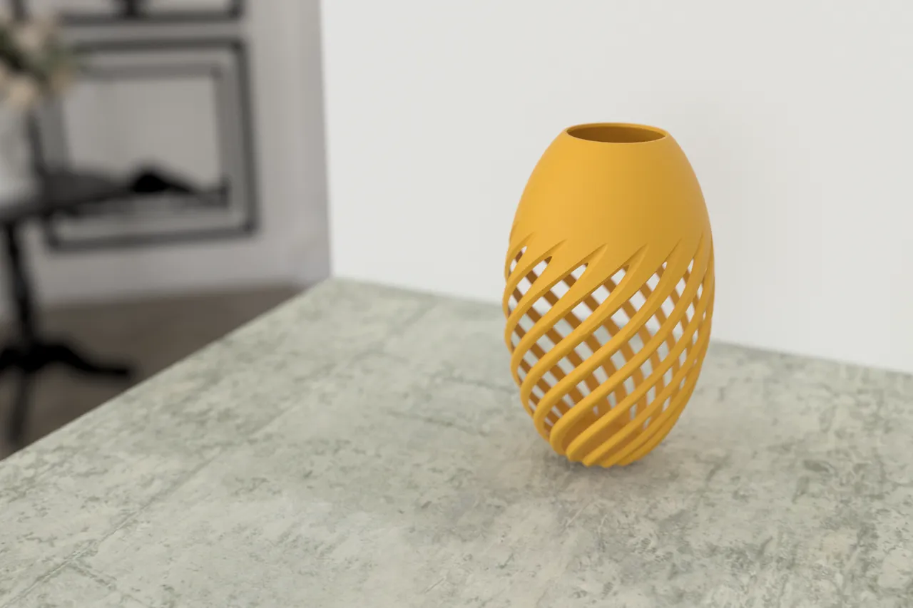 Dryed Flower Holder 3d model