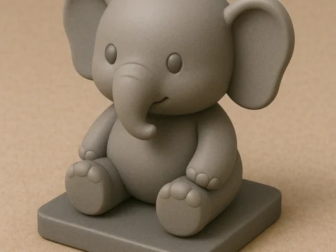 Elephant Figure 3d model
