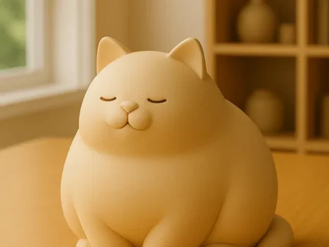 Fat Cat 3d model