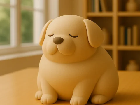 Fat Dog 3d model