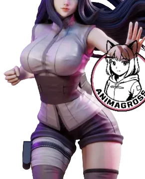 Hinata - from Anime 3d model