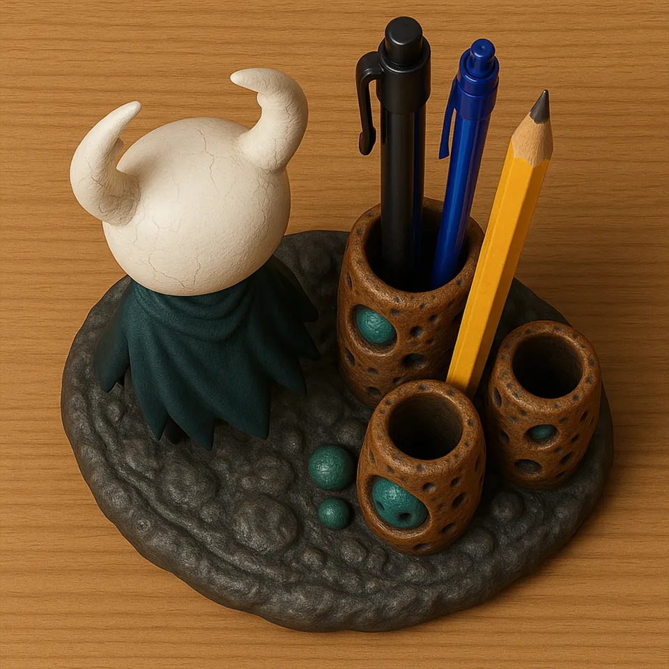 Hollow Knight Pen Holder2 3d model