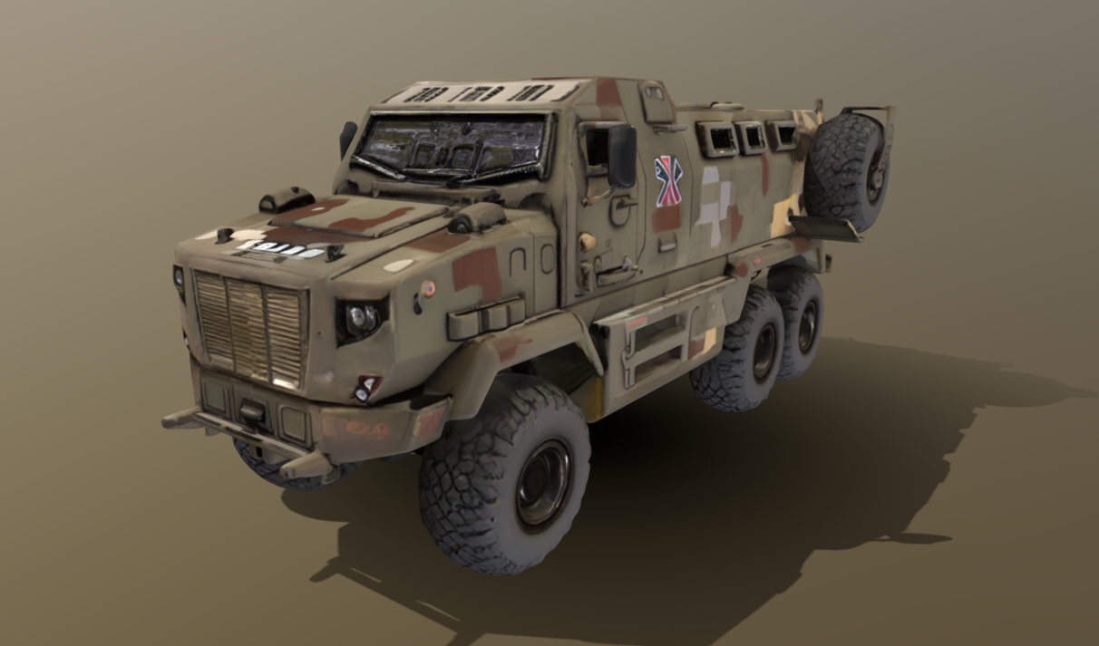 KrAZ Fiona 3d model