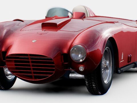 Lancia D24 Pininfarina Spider 3d model