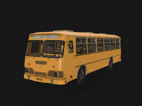 LiAZ - 677 3d model