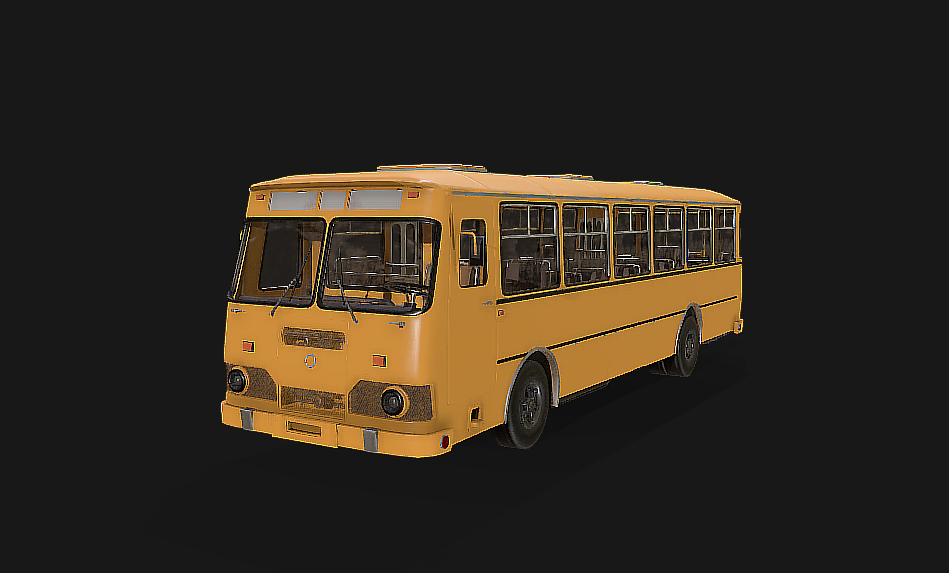 LiAZ - 677 3d model