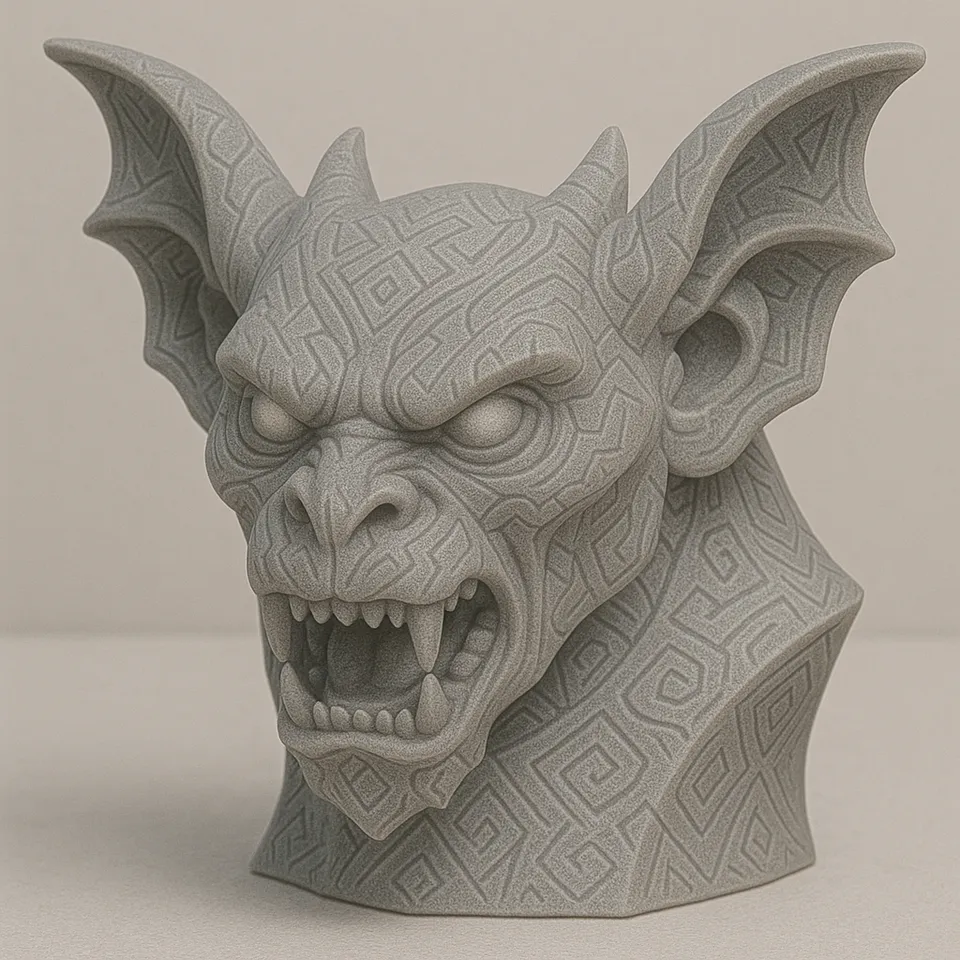 Low Poly Evil Gargoyle 3d model