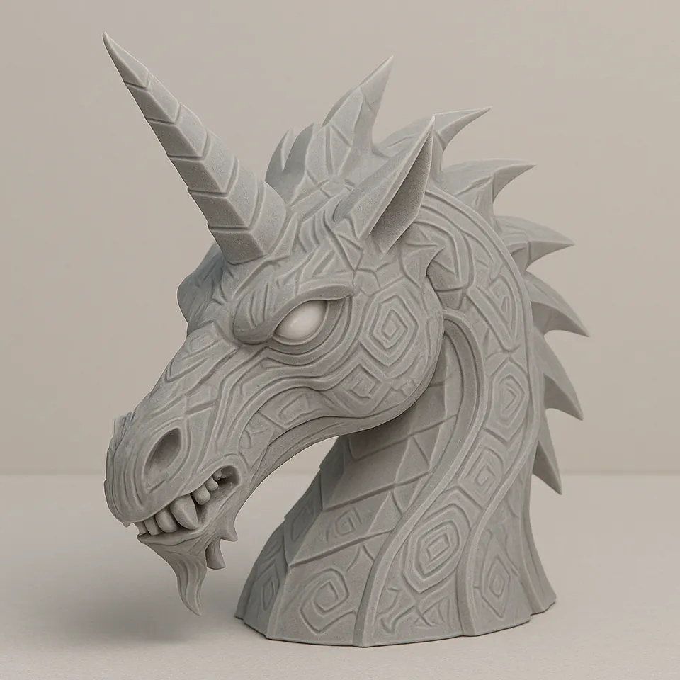 Low Poly Evil Unicorn 3d model