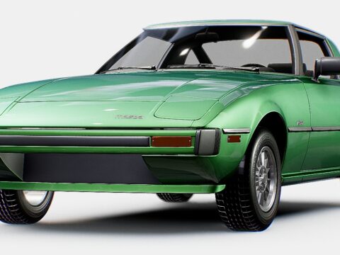 Mazda RX7 MK1 1978 3d model