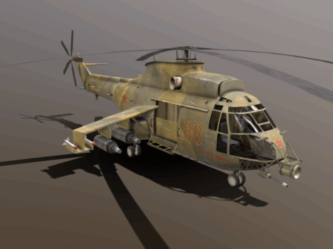 Rambo "Mi-24" 3d model