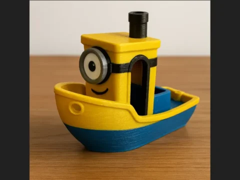 Minion Benchy - AMS or Single Color 3d model