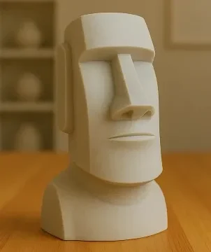 Moai Face 3d model