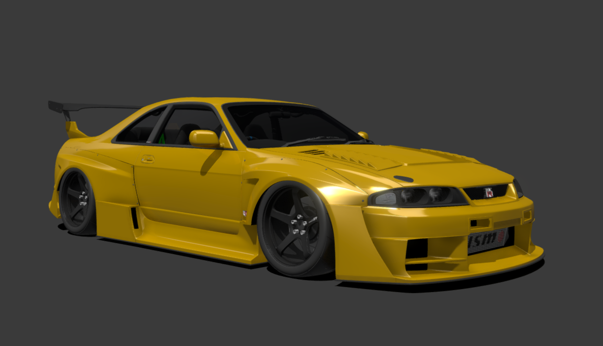 Nissan Skyline GTR-R33 Top Secret x Hugosilva 3d model