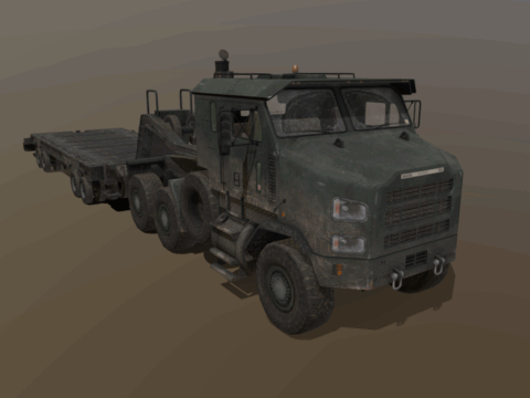 Oshkosh M1070 HET 3d model