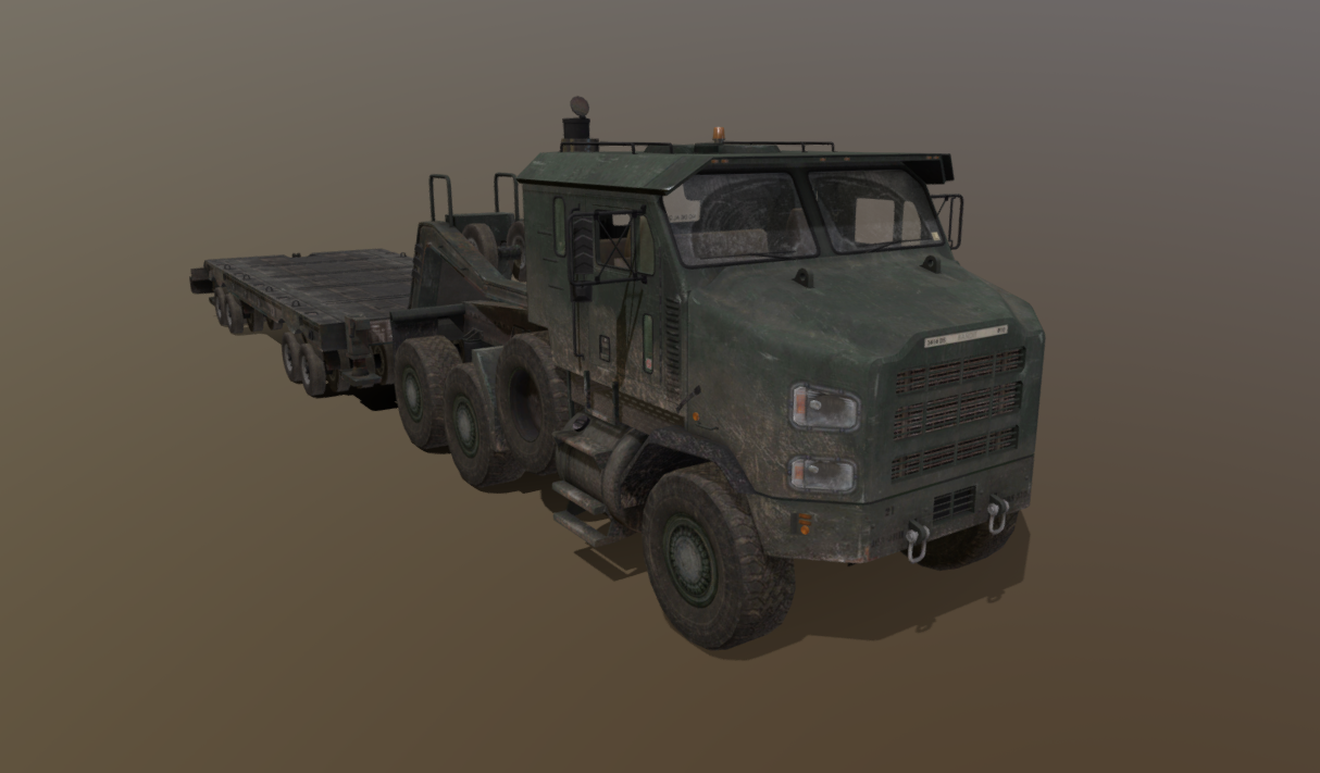 Oshkosh M1070 HET 3d model