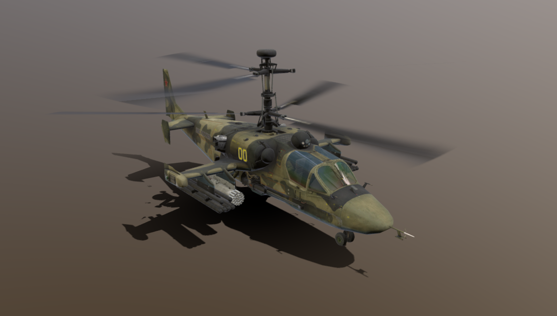 Russian Ka-52 Alligator 3d model