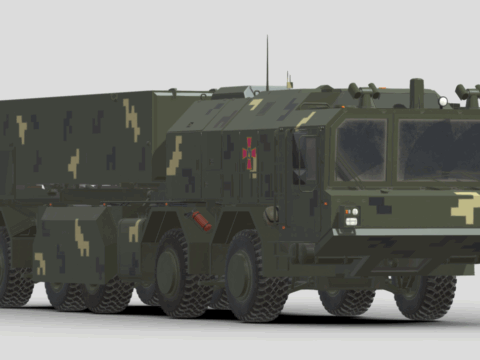 Sapsan Grim-2 Ukraine 3d model