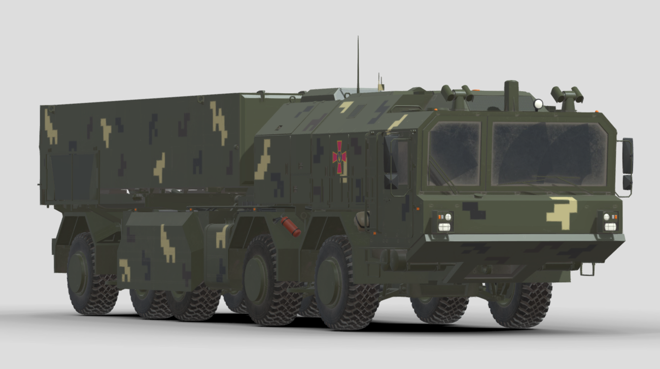 Sapsan Grim-2 Ukraine 3d model