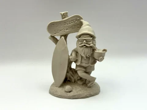 Surfer Garden Gnome 3d model