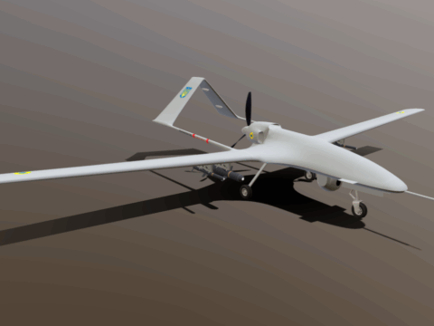 Ukrainian Bayraktar TB2 3d model