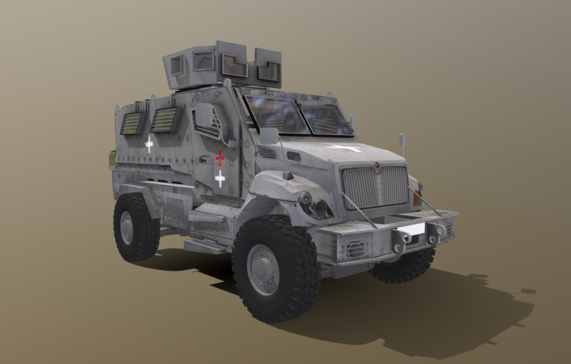 Ukrainian Maxxpro MRAP 3d model