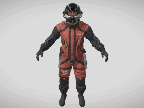 BJ Blazkowicz (Venus Suit) - Wolf. New Colossus 3d model