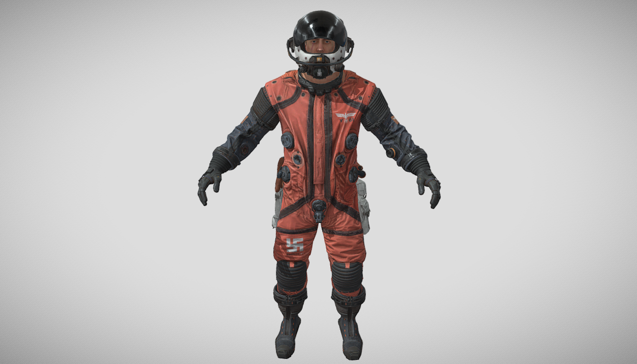 BJ Blazkowicz (Venus Suit) - Wolf. New Colossus 3d model