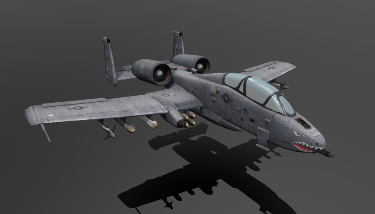 YA-10B Warthog 3d model