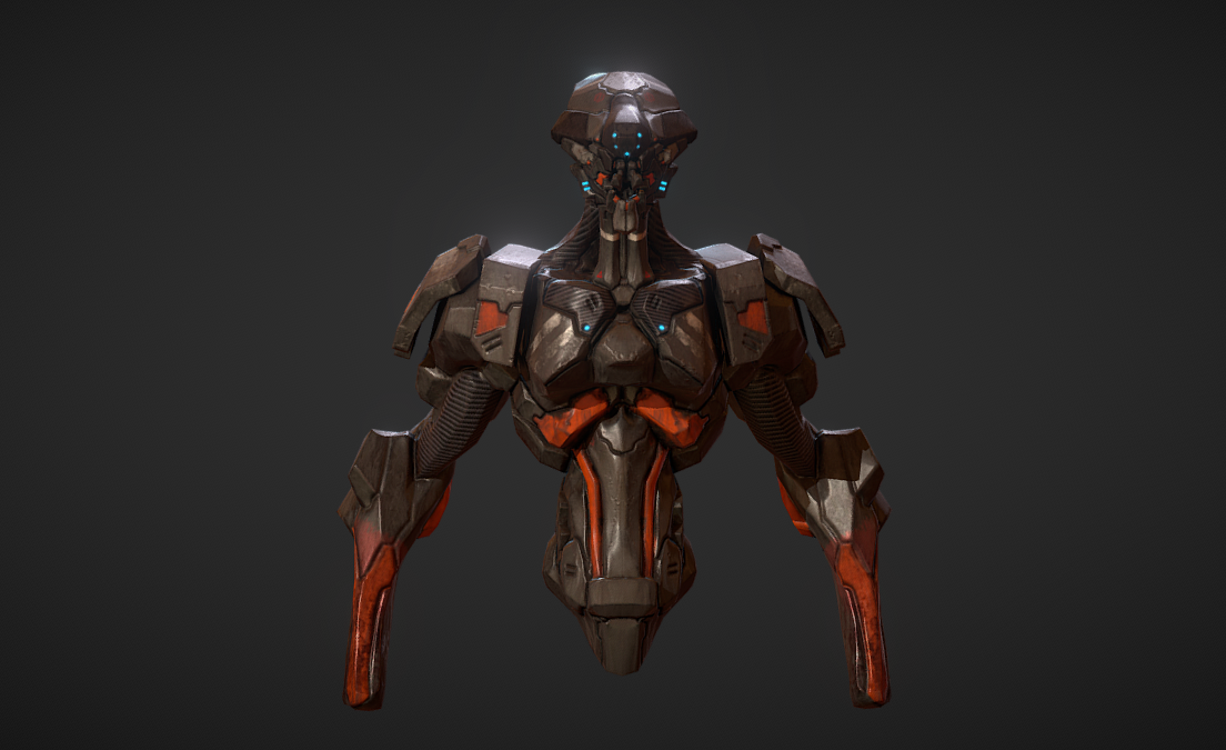 ZBrush for Concept - Mech Design D.ver 3d model
