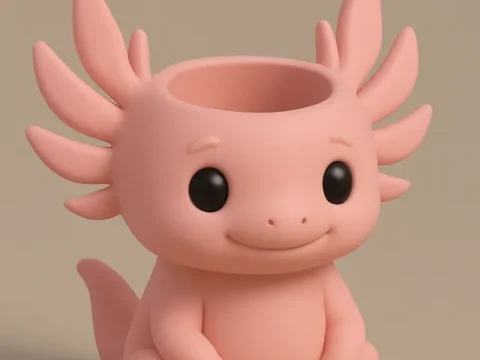 axolotl organizer 3d model
