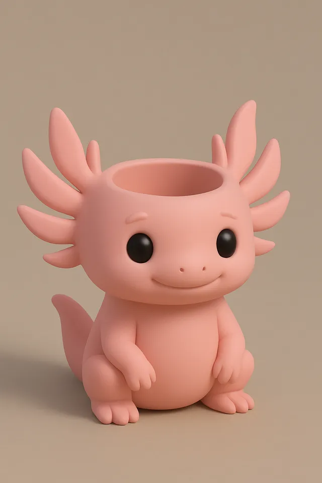 axolotl organizer 3d model