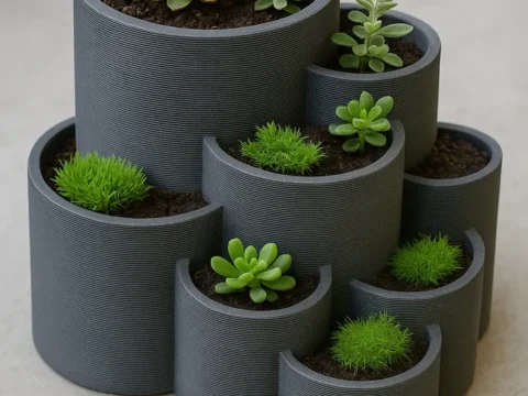 flower pot 3d model