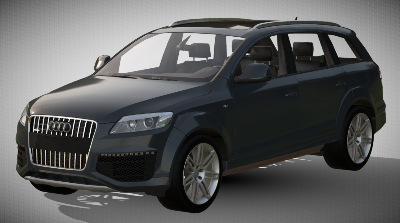 2009 Audi Q7 V12 TDI 3d model