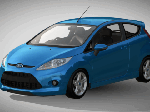 2009 Ford Fiesta Zetec S 3d model