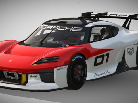 2021 Porsche Mission R Concept 3d model