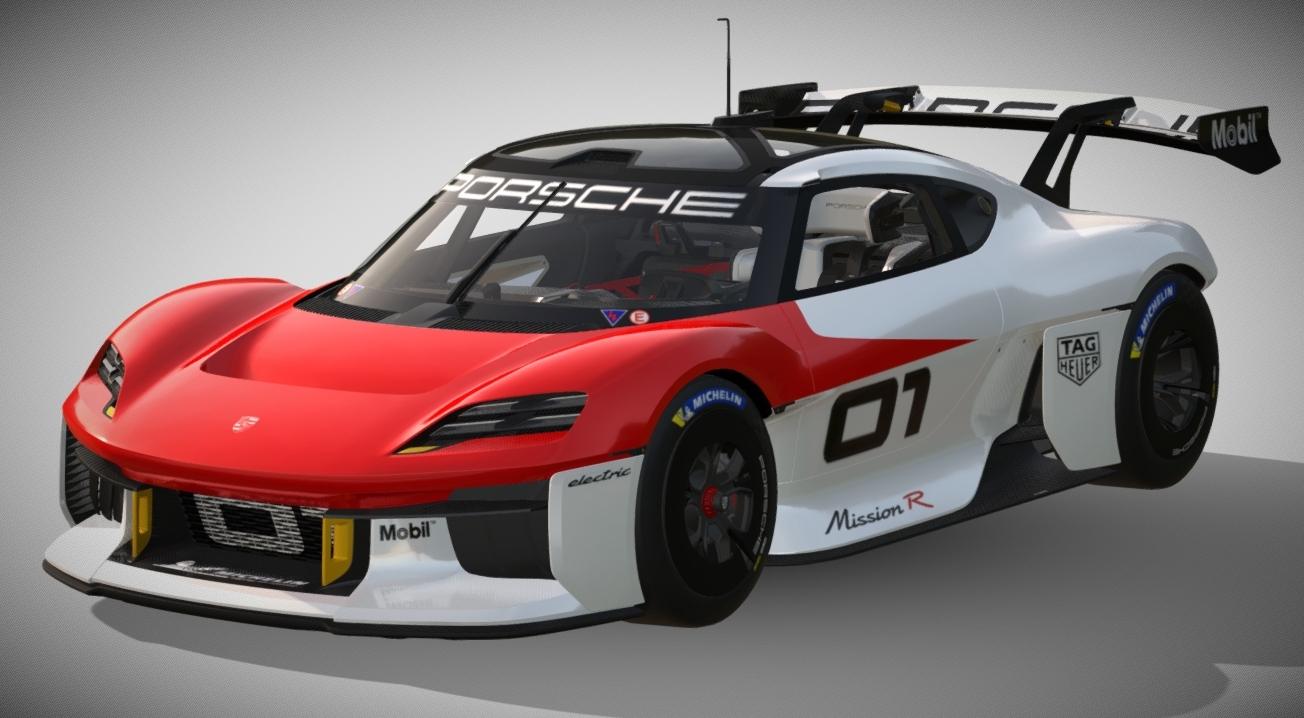 2021 Porsche Mission R Concept 3d model