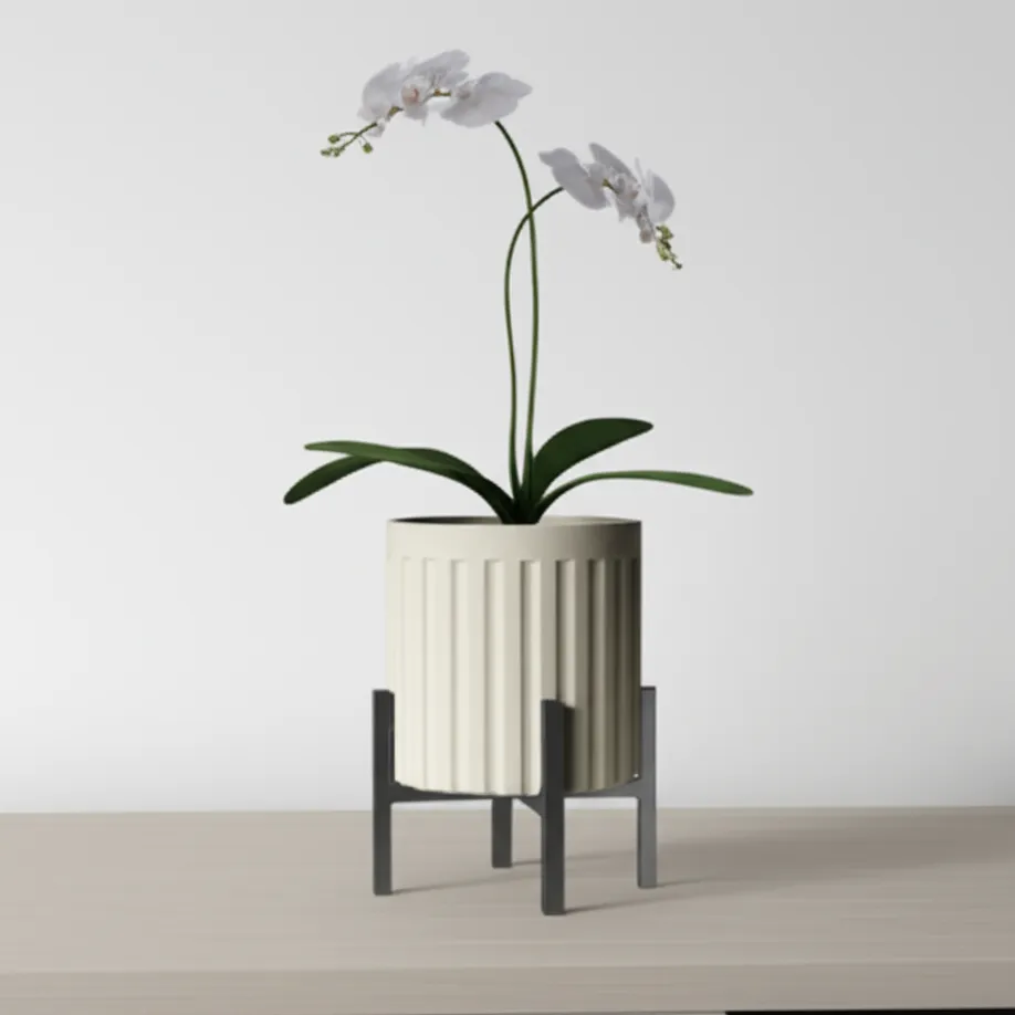 Modern Flowers Pot 3d model