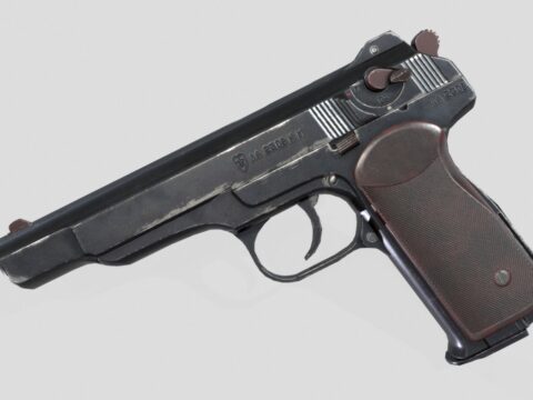 APS pistol 3d model