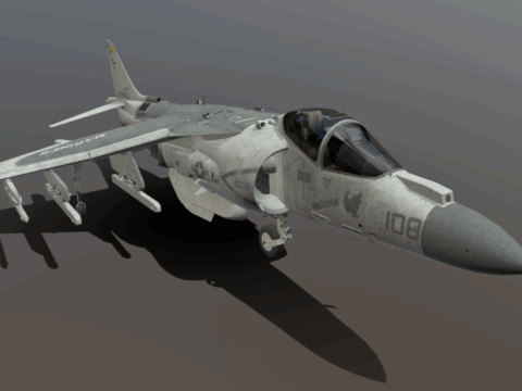 AV-8B Harrier II 3d model