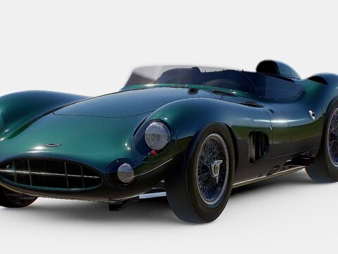 Aston Martin DBR 3d model