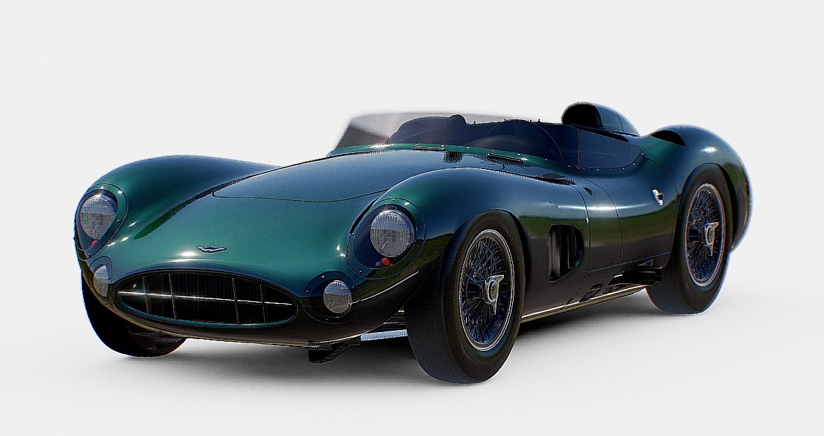Aston Martin DBR 3d model
