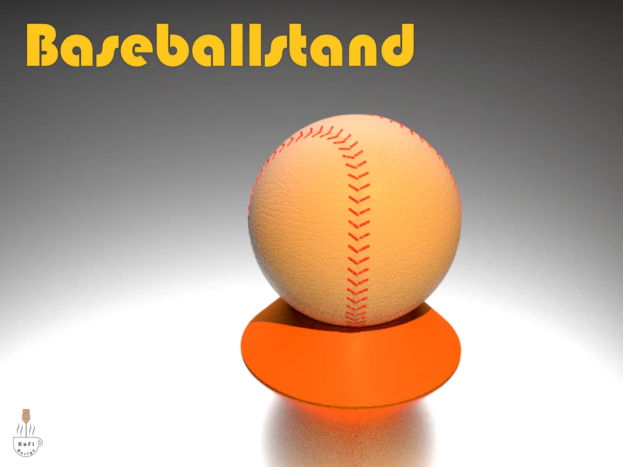 Baseball stand 3d model