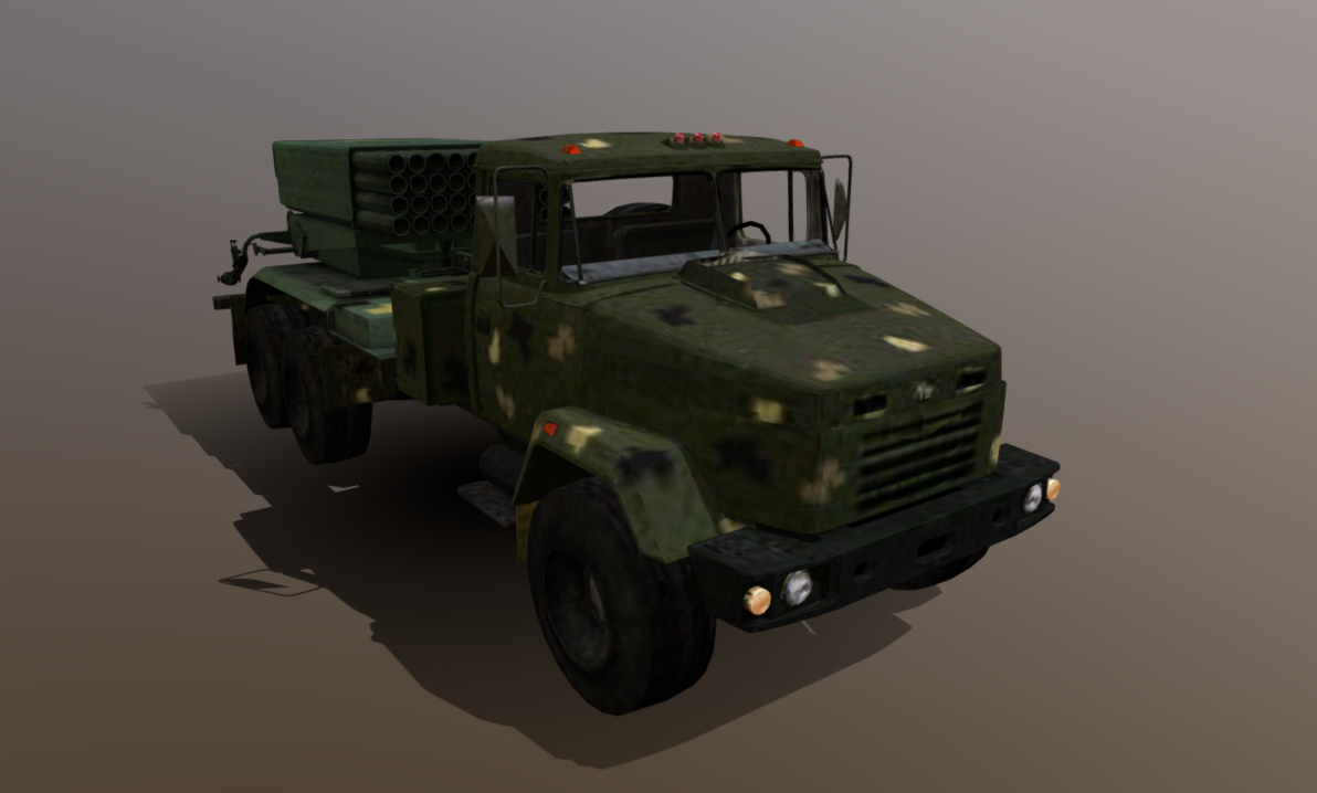 Bastion-01 MLRS 3d model